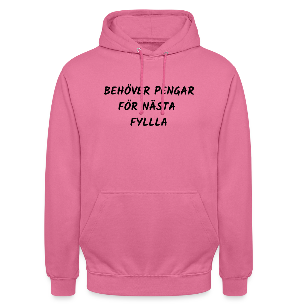Behöver pengar för nästa fylla Hoodie Unisex - rosa