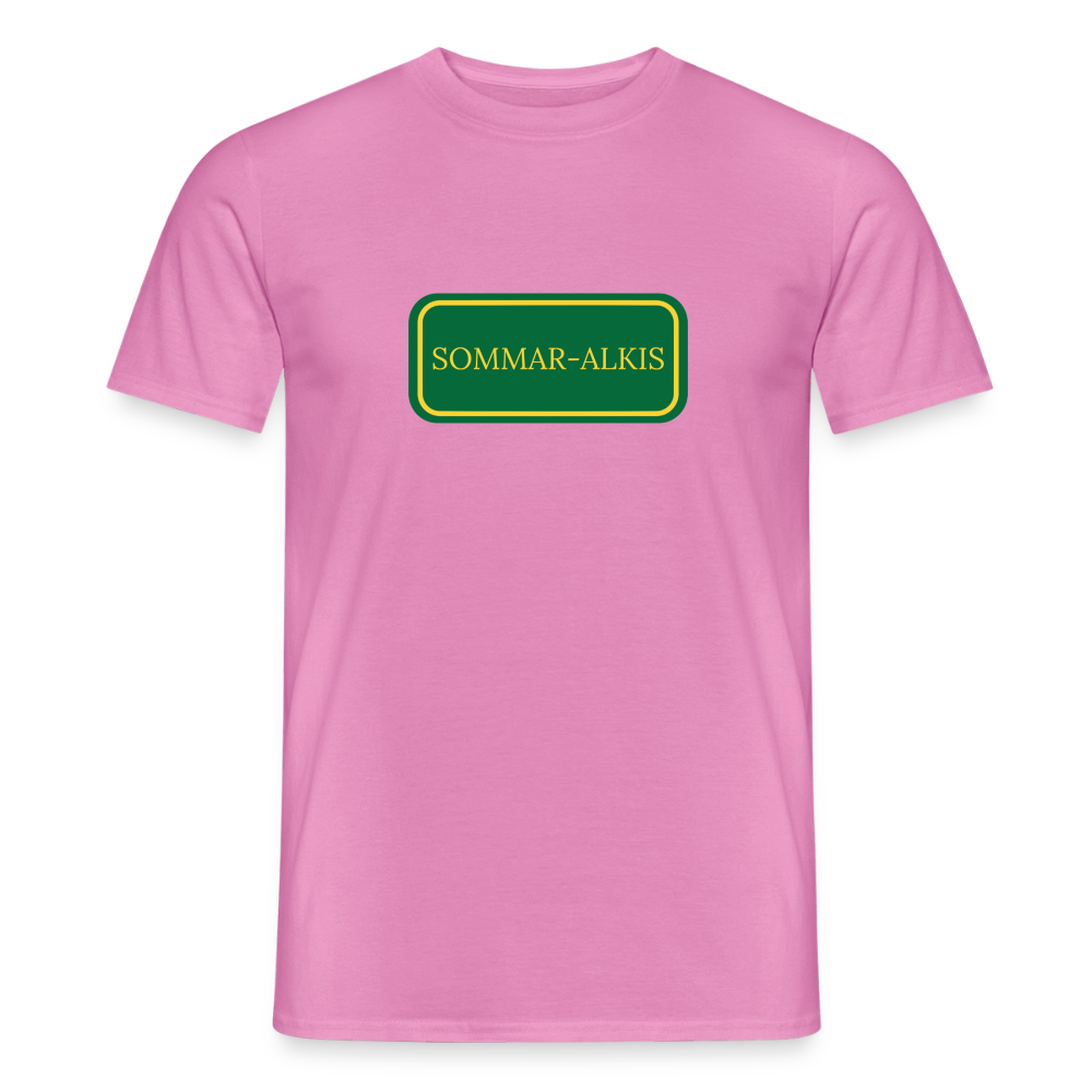 Sommar-alkis T-shirt herr - rosa