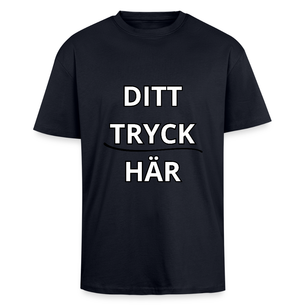 Heavy Oversized T-Shirt - marinblå