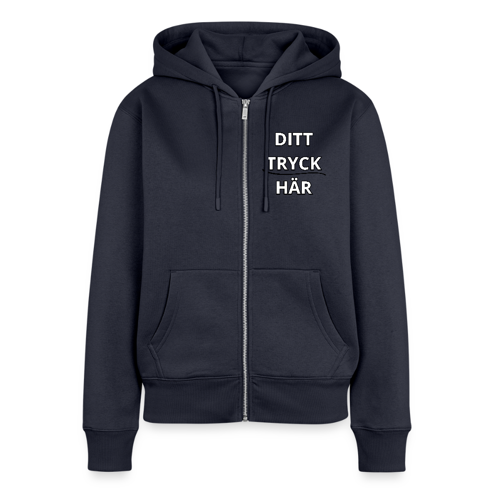 Women's Premium Hooded Jacket - marinblå