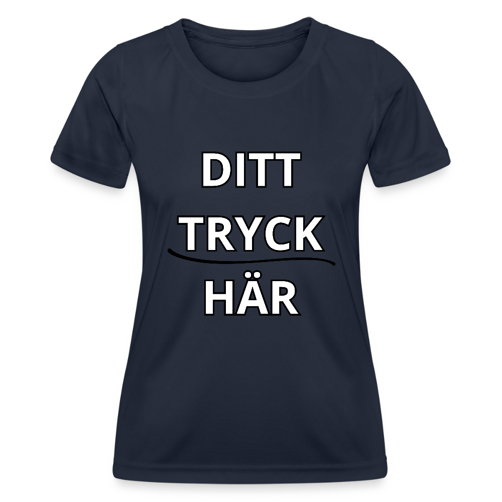 Women's Functional T-Shirt - marinblå