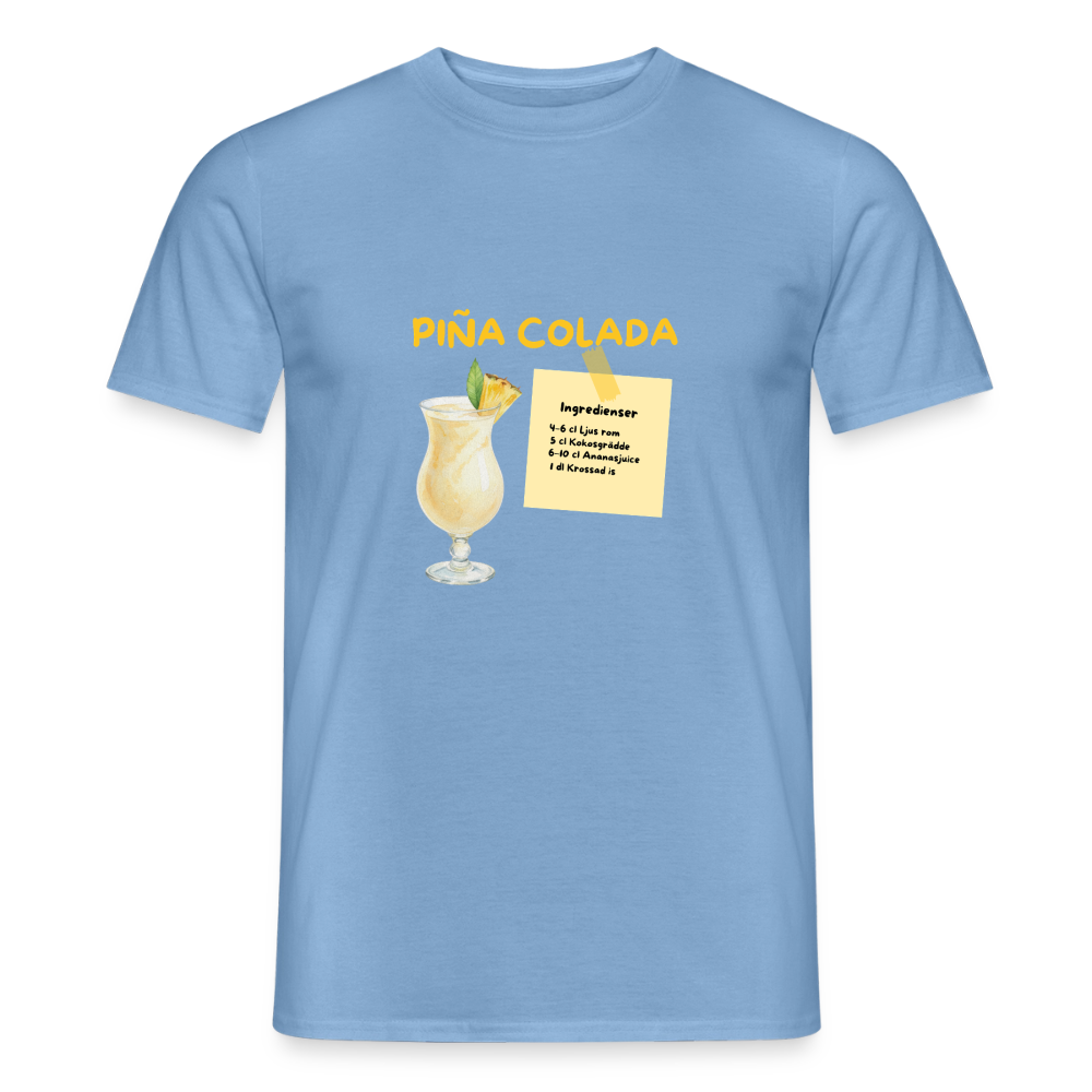 Pina colada T-shirt Herr - carolina blue