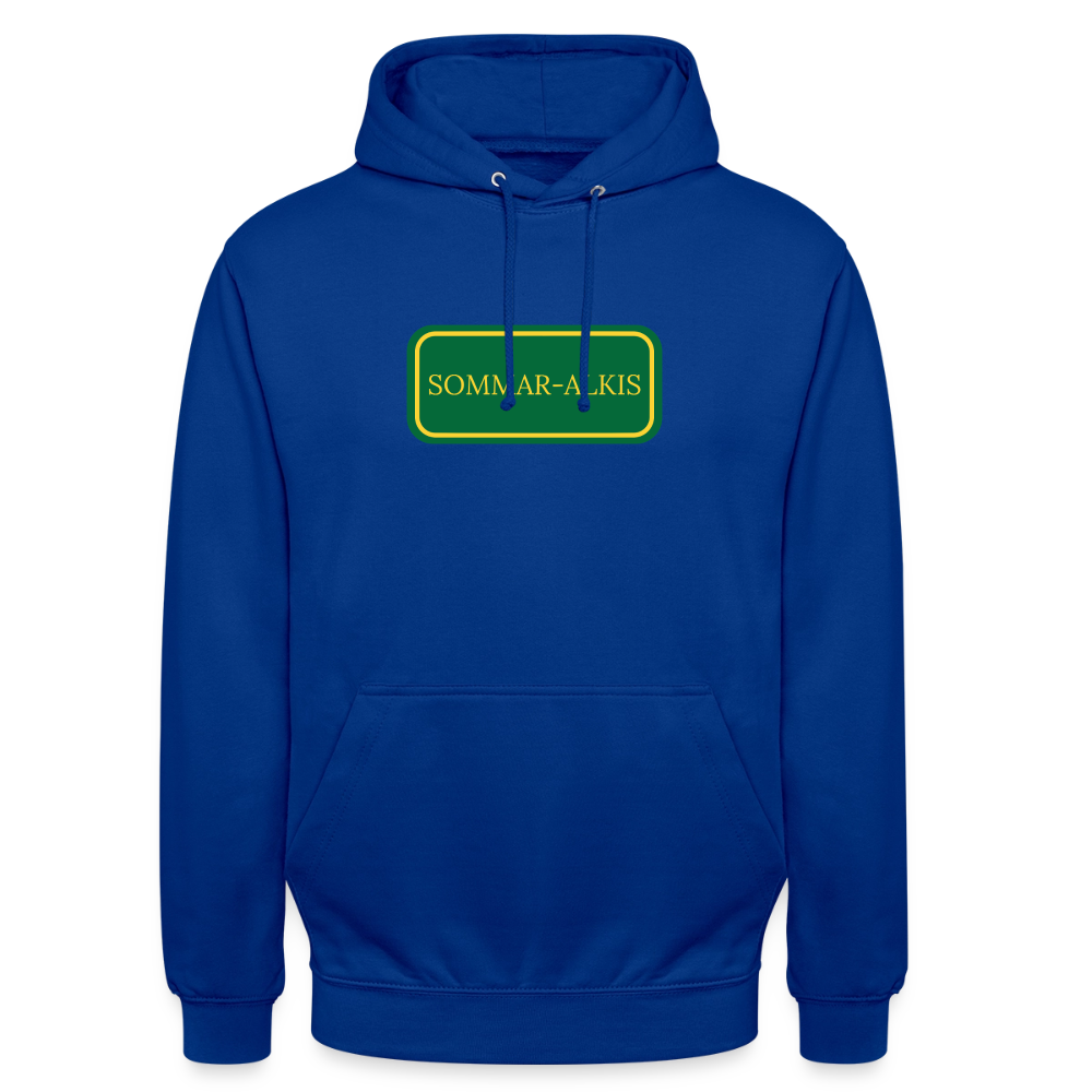 Sommar-alkis Hoodie Unisex - kungsblå