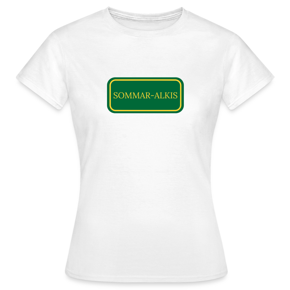 Sommar-alkis T-shirt dam - vit