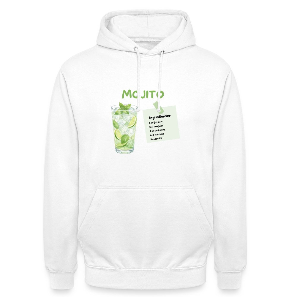Mojito Hoodie Unisex - vit