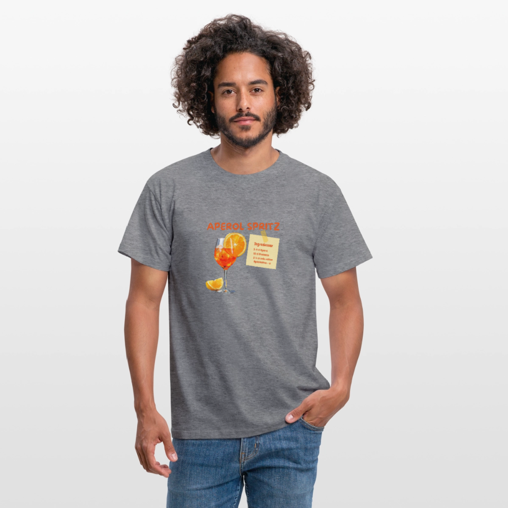 Aperol spritz T-shirt herr - grafitmelerad