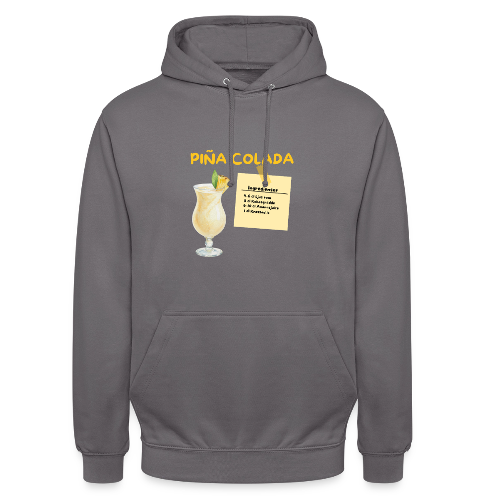 Pina colada Hoodie Unisex - mellangrå