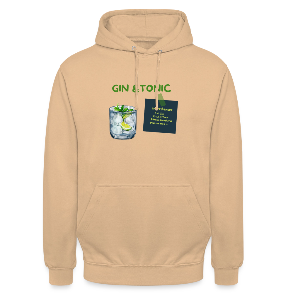 Gin & Tonic Hoodie Unisex - persika