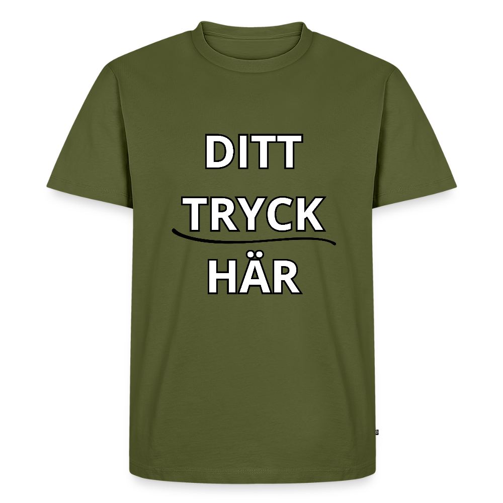 Premium-T-shirt herr - kaki