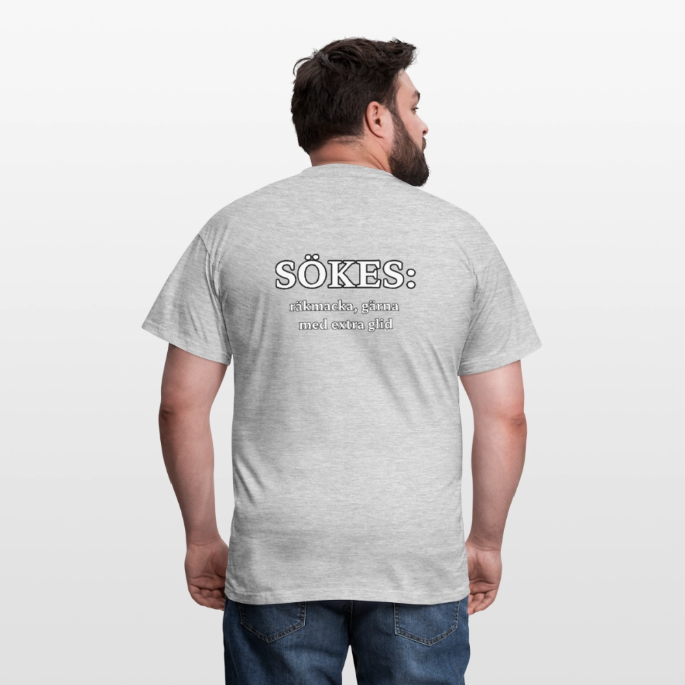 Sökes: Räkmacka, gärna med extra glid T-shirt Herr - gråmelerad