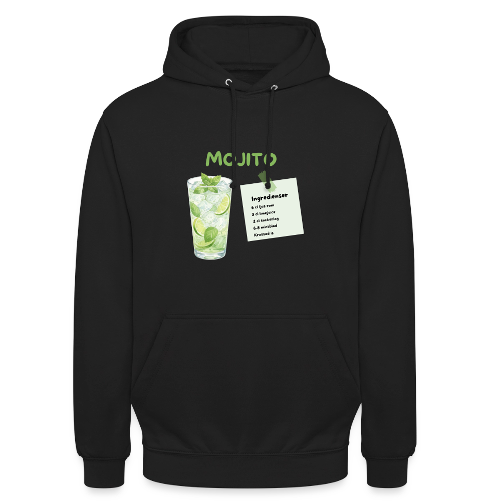 Mojito Hoodie Unisex - svart
