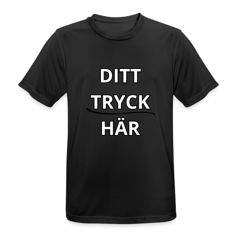 Andningsaktiv T-shirt herr - svart