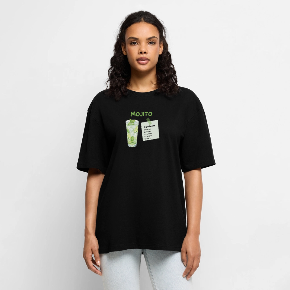 Mojito oversized premium-T-shirt unisex - svart