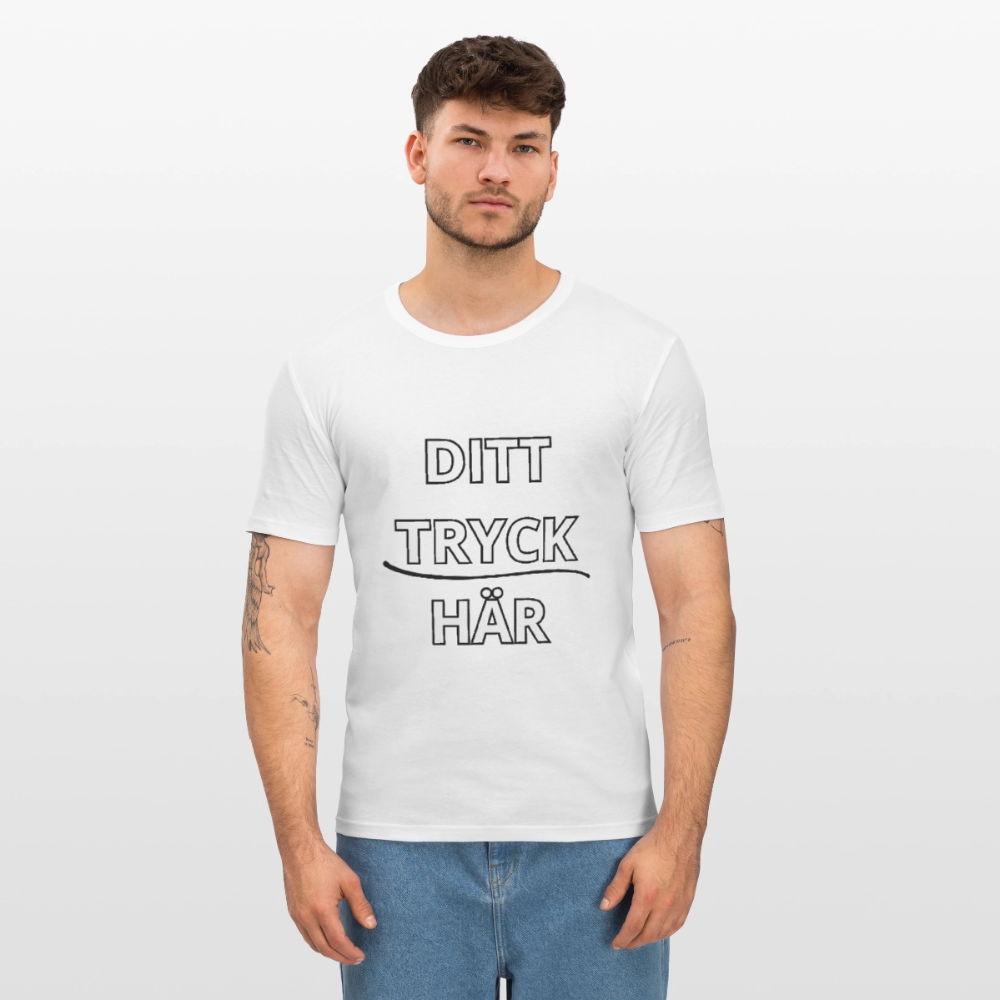 Men's Slim Fit T-Shirt - vit