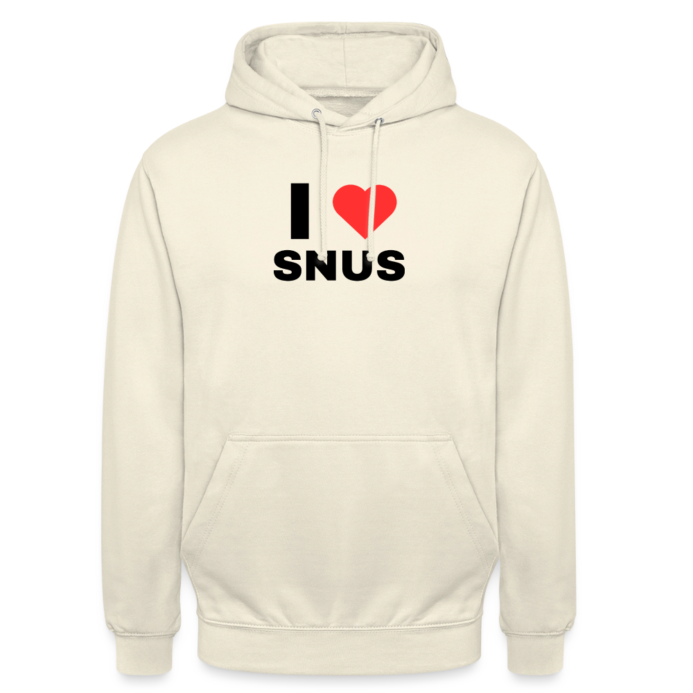 I love snus Hoodie unisex - vaniljmilkshake