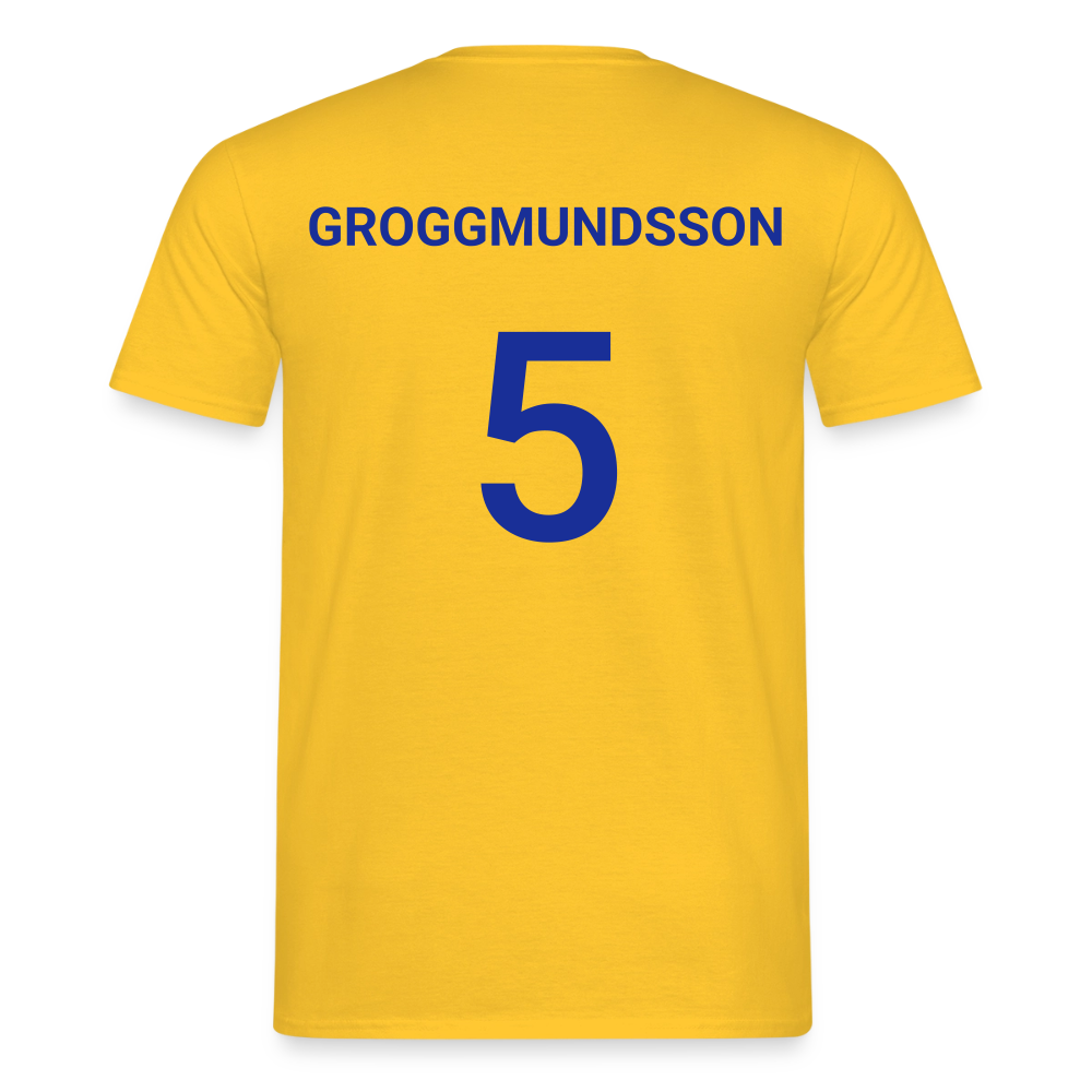 Groggmundsson T-shirt herr - gul