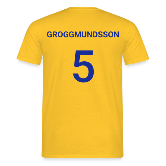 Groggmundsson T-shirt herr - gul