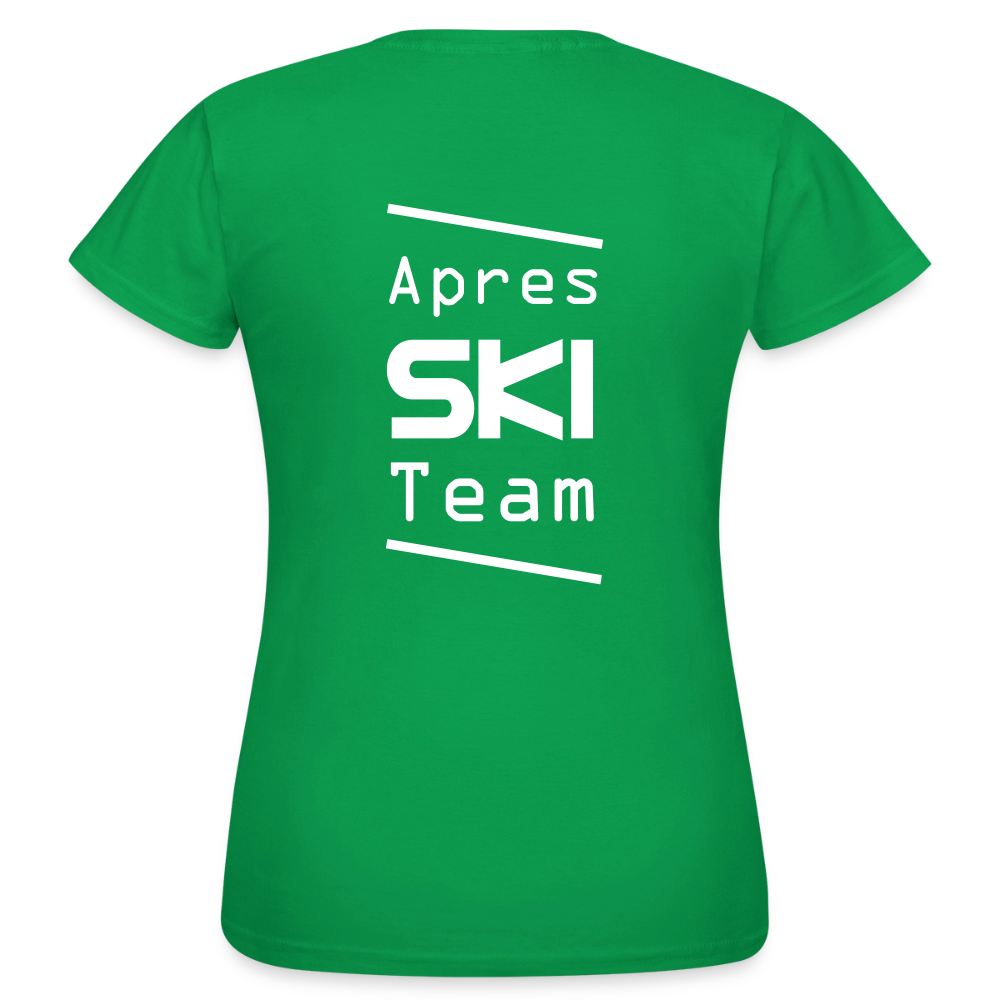 Apres ski team T-shirt Dam - kellygrön