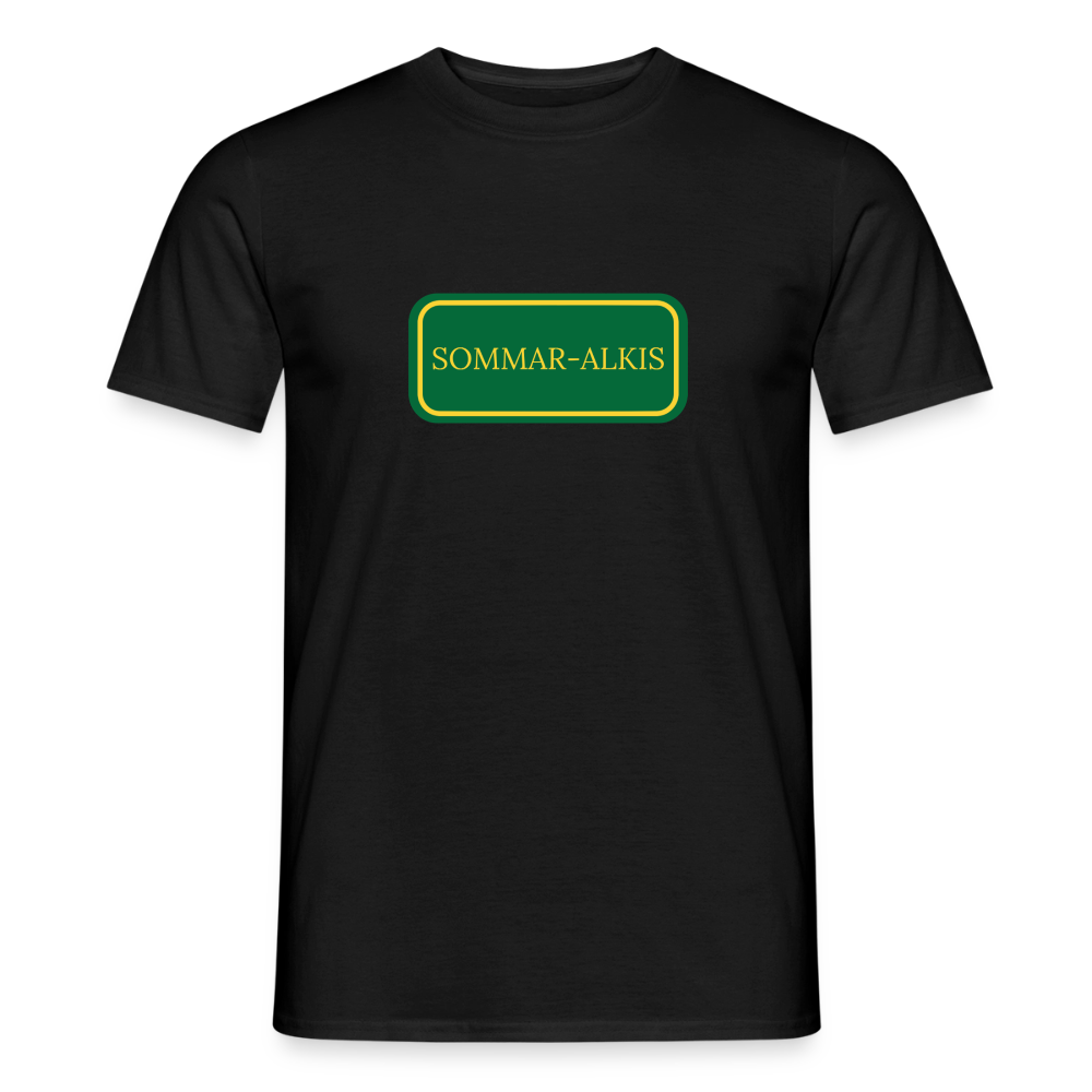 Sommar-alkis T-shirt herr - svart