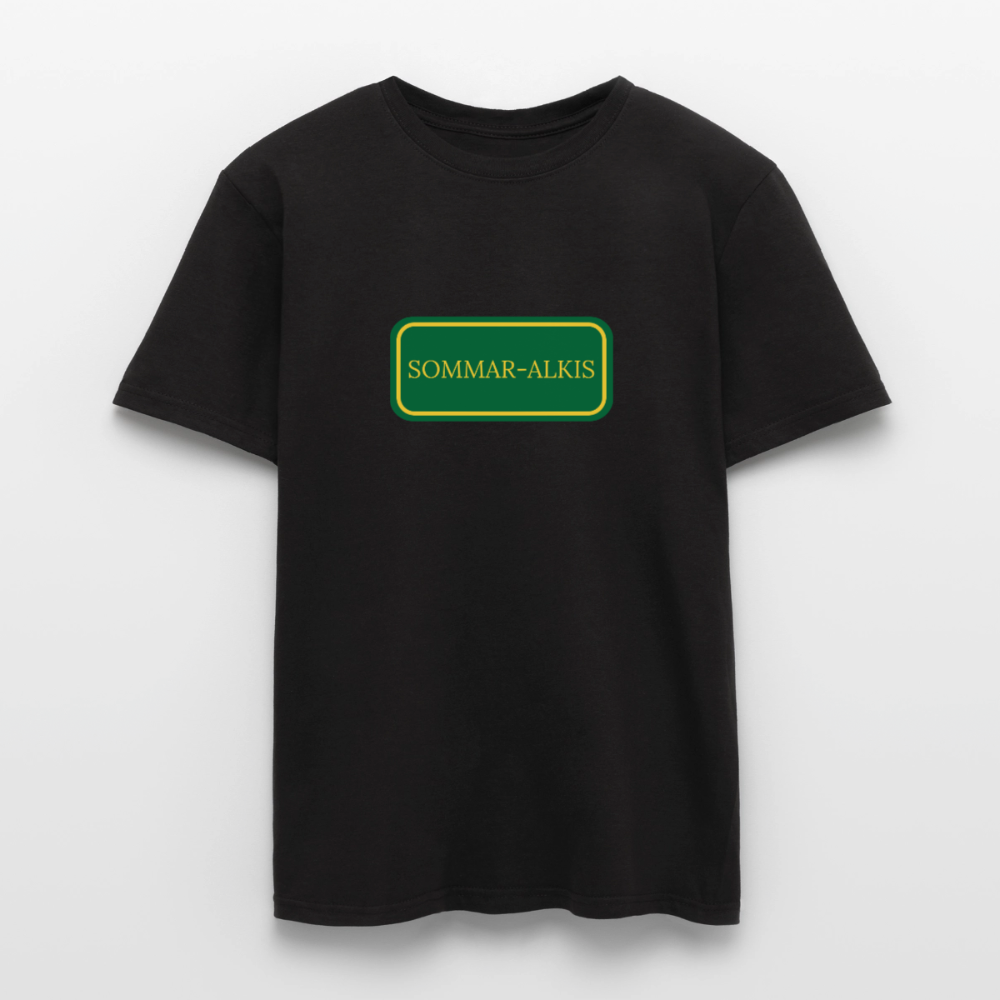 Sommar-alkis T-shirt herr - svart
